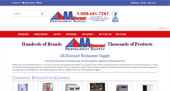 Desktop Screenshot of aarestaurantsupply.com