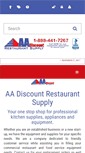 Mobile Screenshot of aarestaurantsupply.com